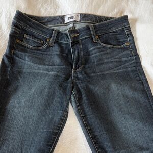 PAIGE Dark Wash Denim Jeans